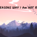 Blog on why I am not rich